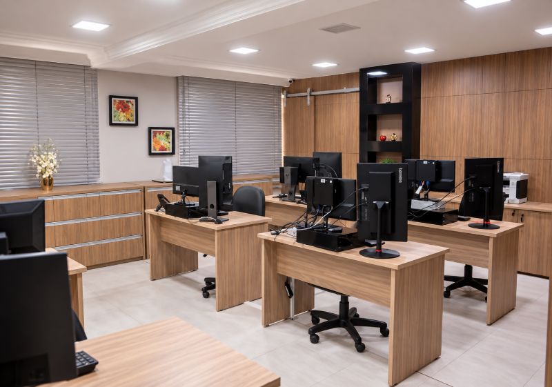 Sala de trabalho da equipe
